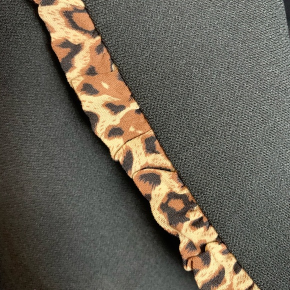 TAHARI ASL blazer black and leopard - Picture 2 of 6